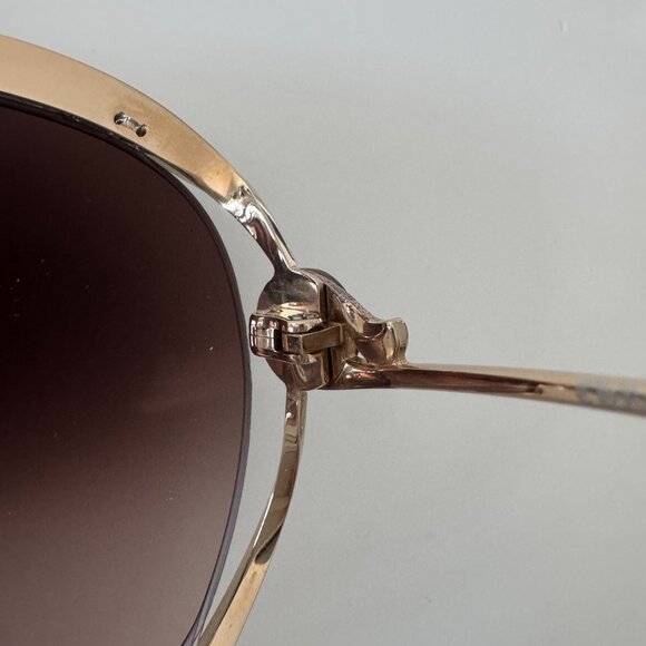 CHROME HEARTS Sunglasses FLUFFER GP-WTTL 61-13 132 Sunglasses Gold White Japan